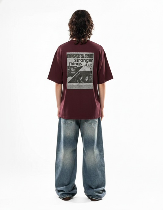 Junex Retro Dimension Oversized Tee | 240 GSM Heavyweight Cotton