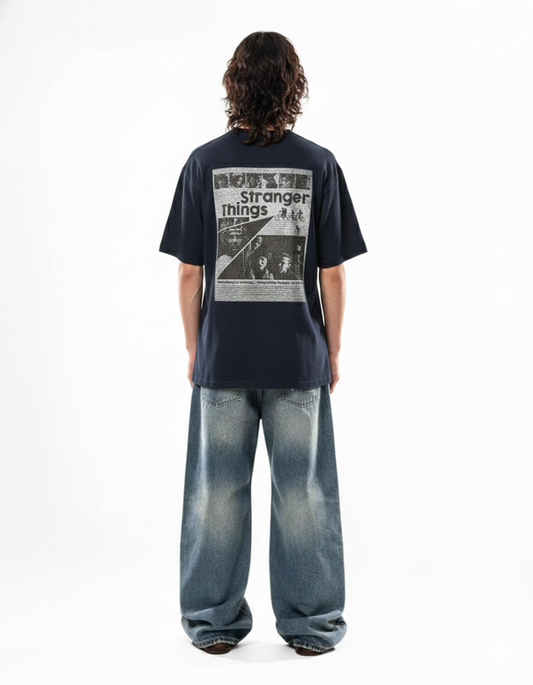 Junex Retro Dimension Oversized Tee | 240 GSM Heavyweight Cotton