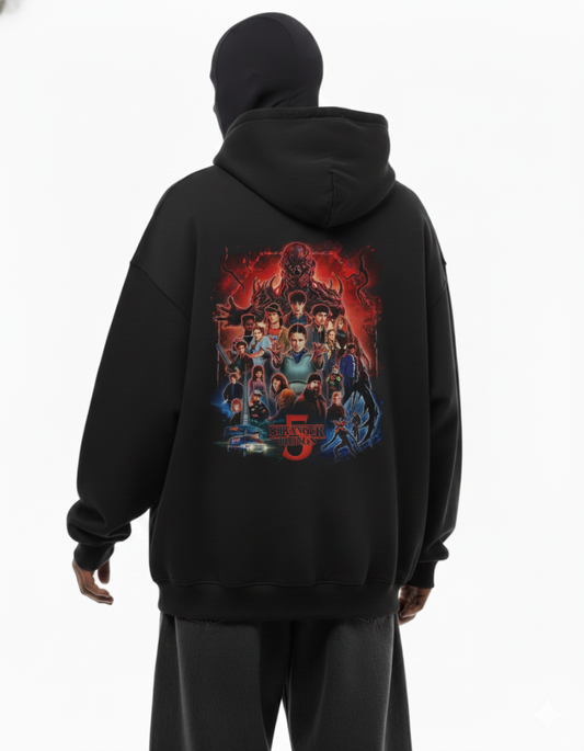 Junex “Upside Realm” Oversized Hoodie — 400 GSM Heavyweight (Season 5 Inspired Edition)