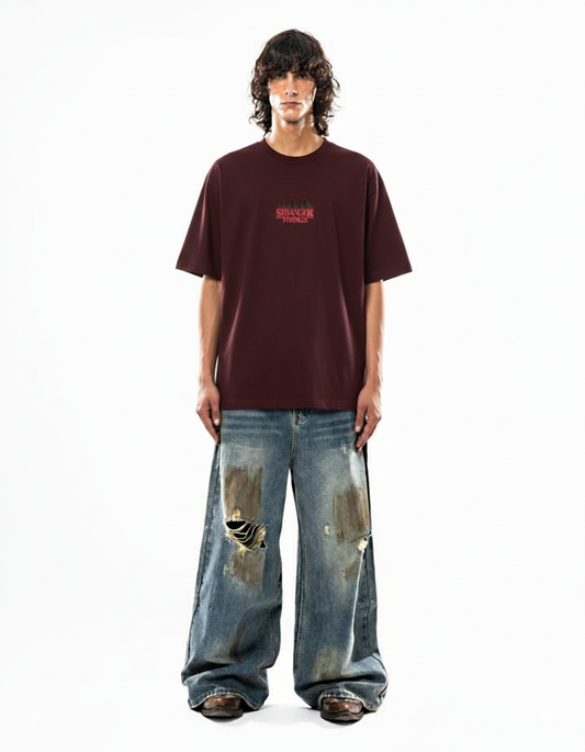 Stranger Things Season 5 – Oversized Graphic T-Shirt