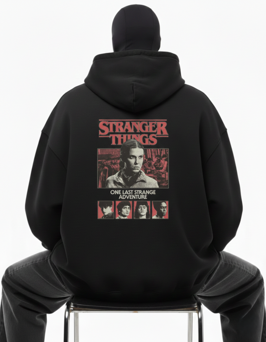 Junex “Stranger Shadows” Oversized Hoodie – 400 GSM Heavyweight