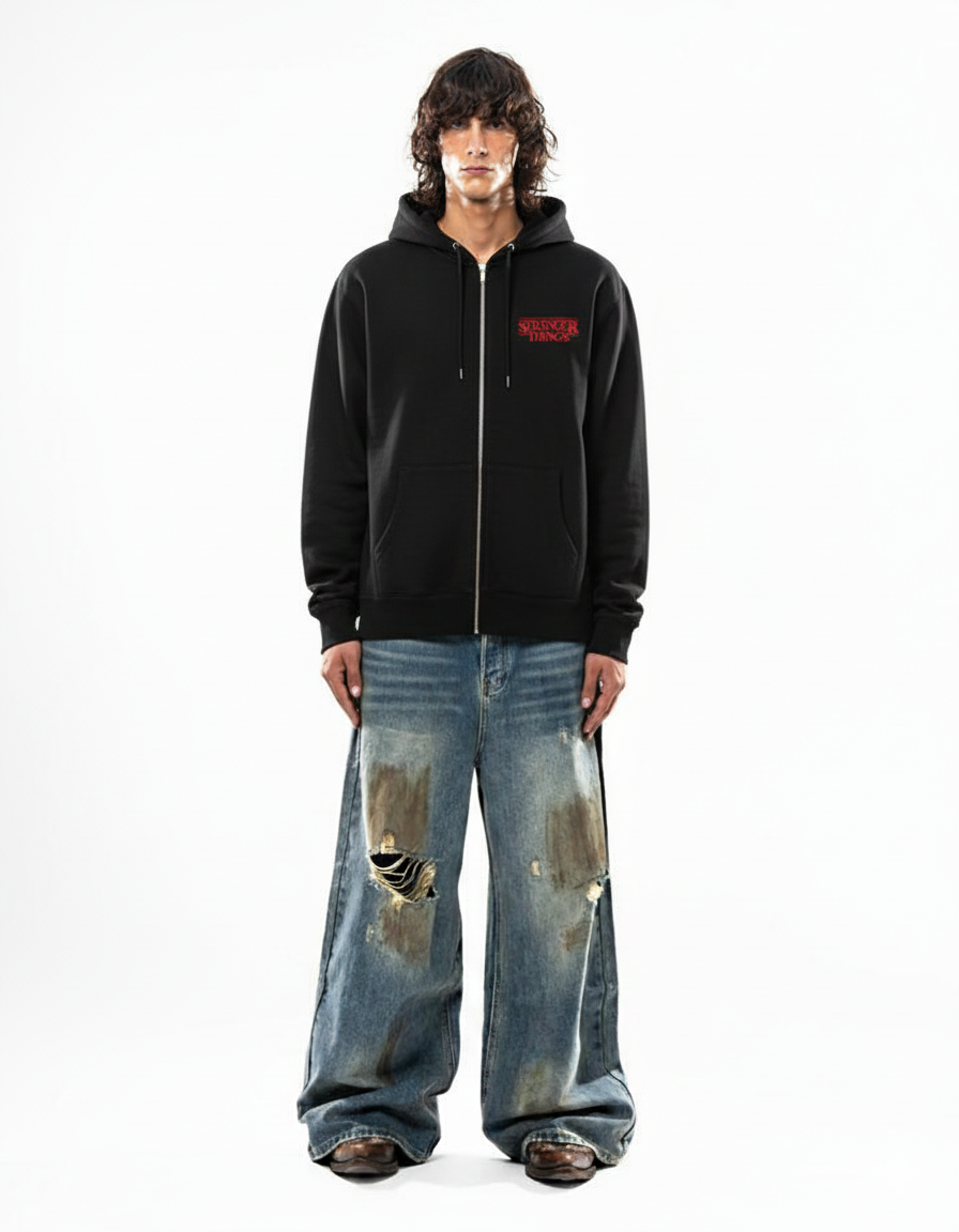 unex Heavy Zipper Hoodie – Inferno Rift Editionie