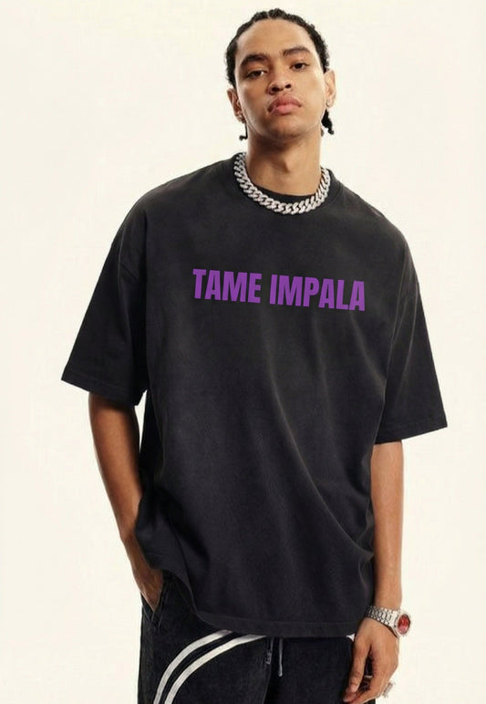 Junex Tame Impala Oversized T-Shirt for Men & Women | 180 GSM Cotton Streetwear Tee