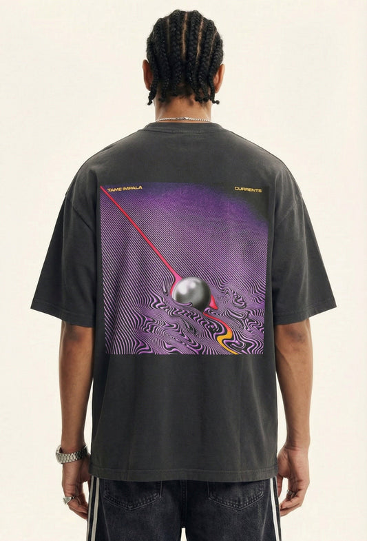 Junex Tame Impala Oversized T-Shirt for Men & Women | 180 GSM Cotton Streetwear Tee