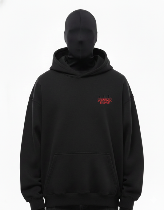 Junex “Stranger Shadows” Oversized Hoodie – 400 GSM Heavyweight